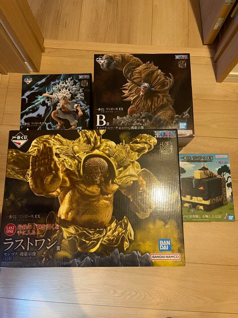 一番くじ ワンピース 悪魔を宿す者達A賞 Ｂ賞 E賞　ラストワン　4個セット