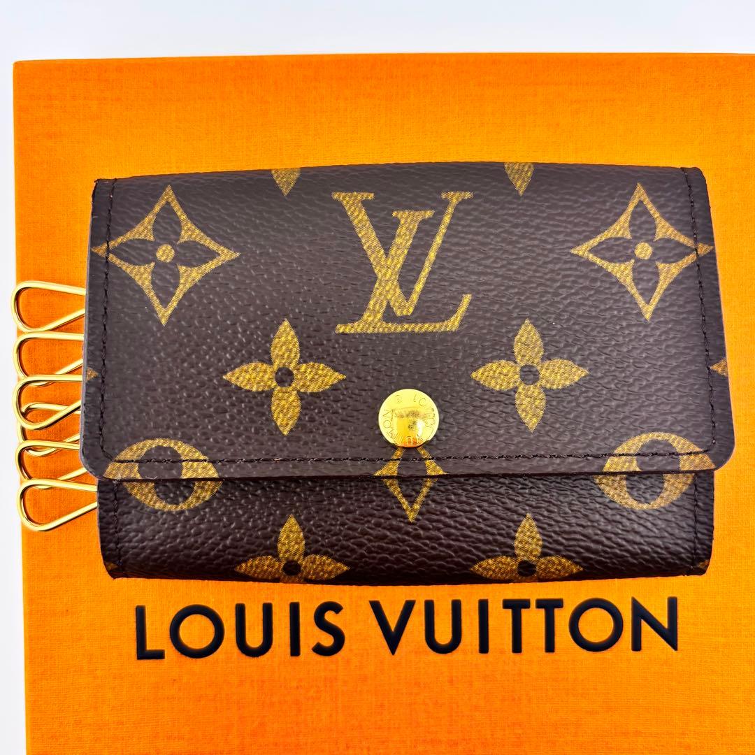 【最高級美品】ルイヴィトン ミュルティクレ キーケース 6連 モノグラム