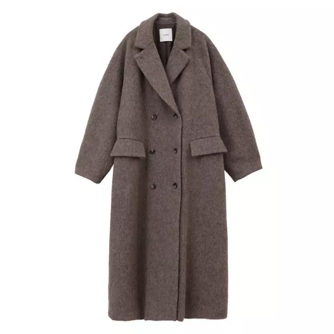 ジャケット・アウター 23AW CLANE DOUBLE WOOL LONG COAT