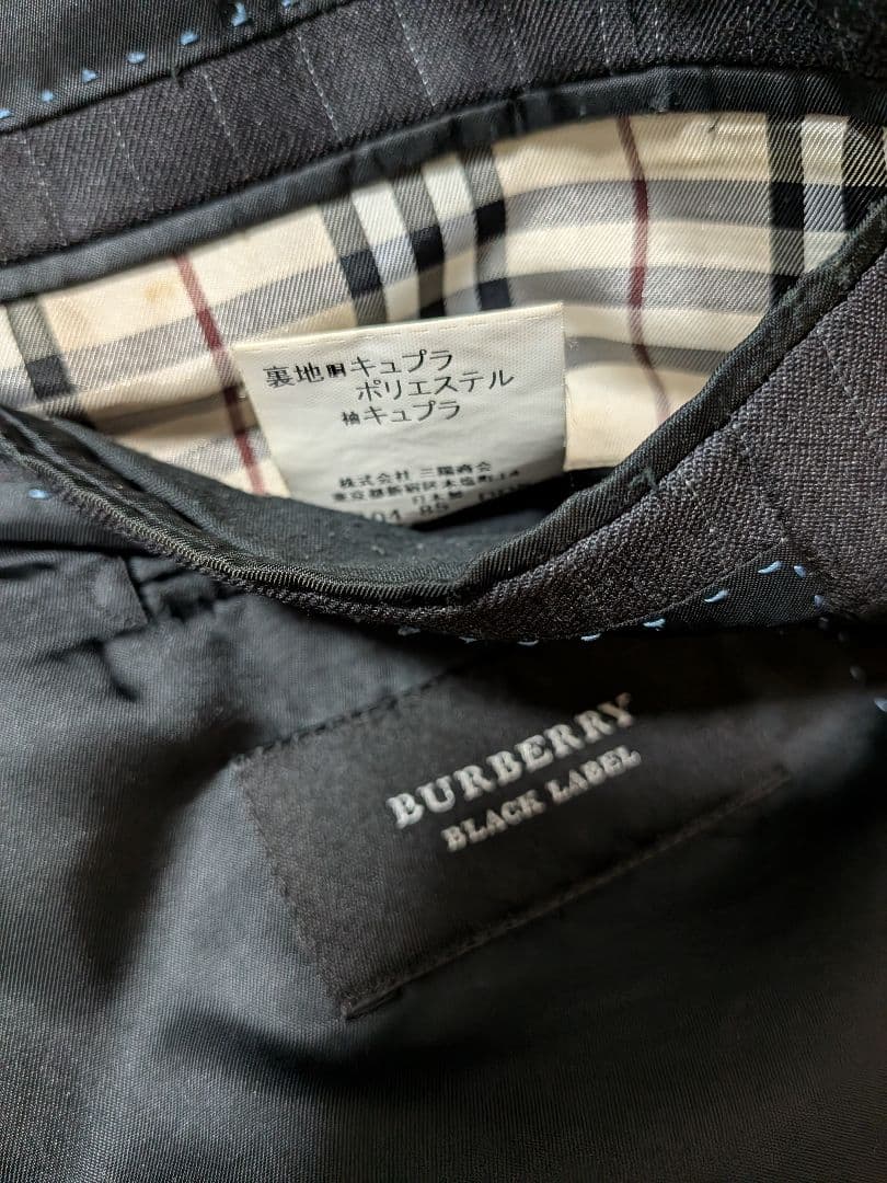 バーバリーブラックレーベル　スーツ42L