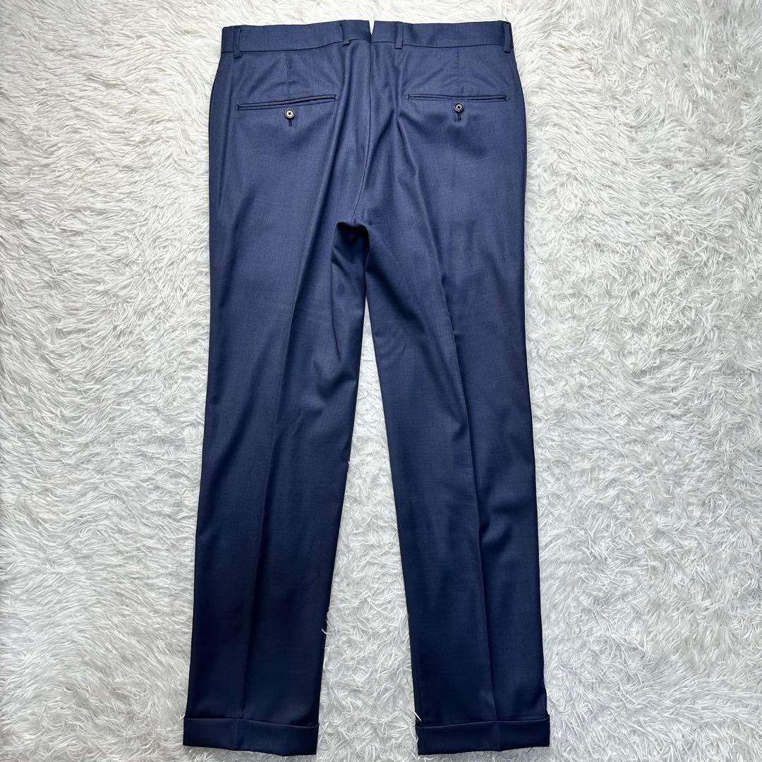 極美品 トゥモローランド ピルグリム 高級生地 セットアップ ネイビー 48