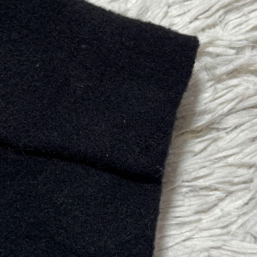 ユニクロ+j カシミヤブレンド チェスターコート XLサイズ ブラック 良品