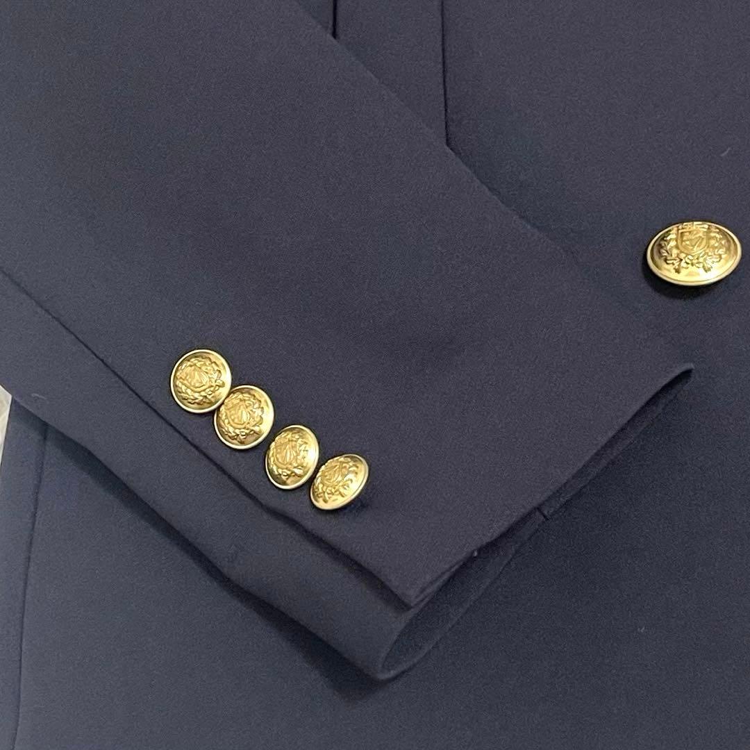 美品✨ダーマコレクション ダブルジャケット 金ボタン 紺ブレ テーラード