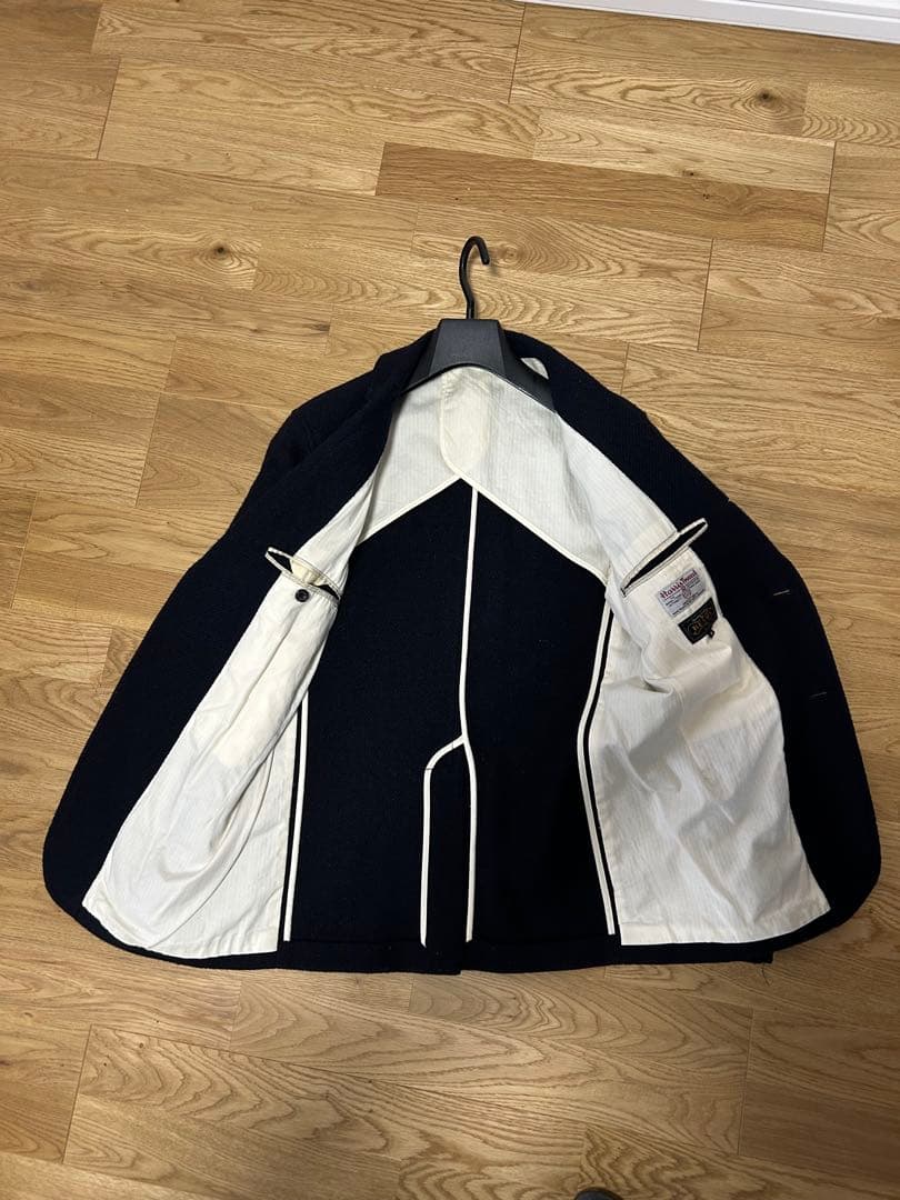 ビームスプラス／ハリスツイード テーラードジャケット