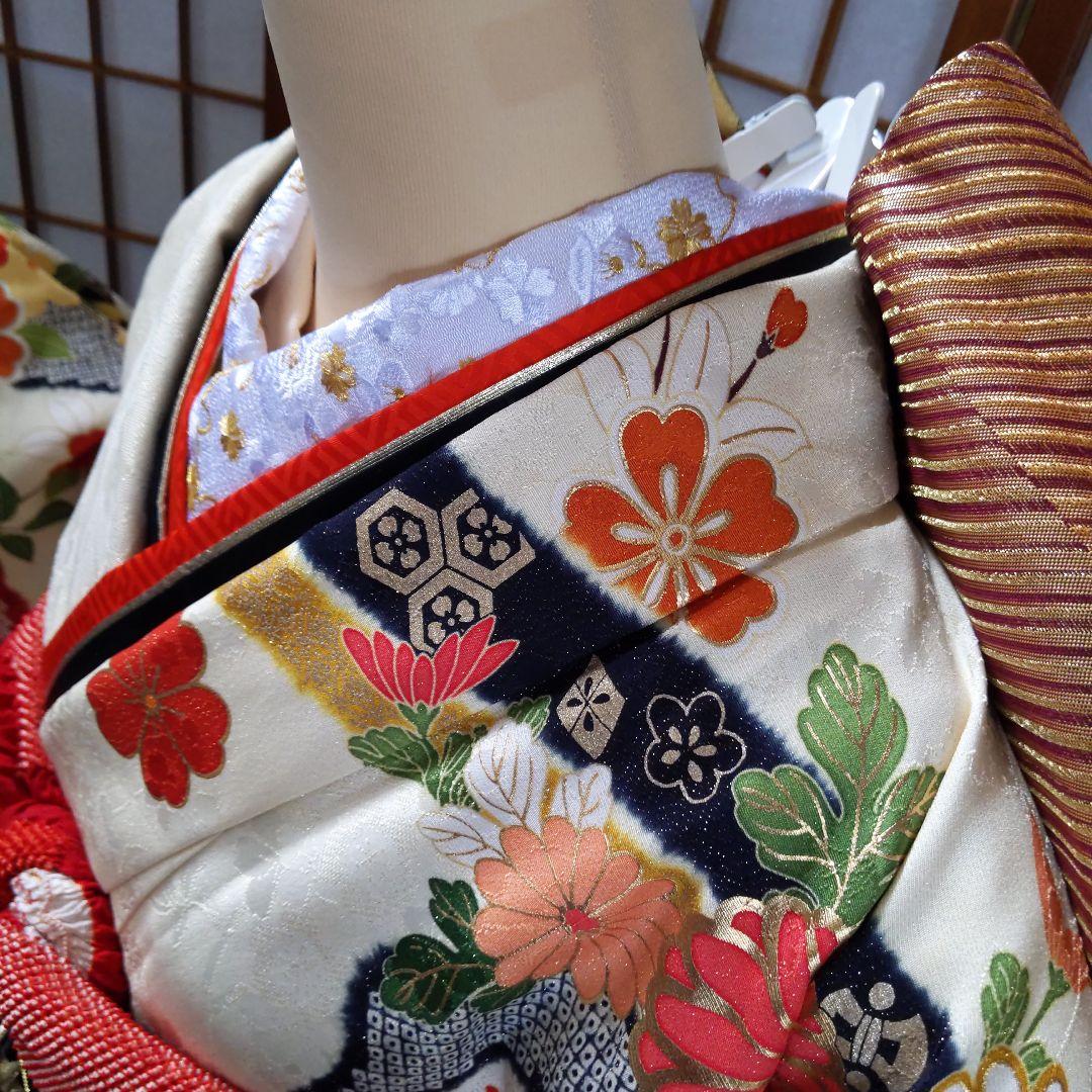 457❤迎春❤ 金通し　古典柄　正絹振袖8点フルセット　成人式卒業式謝恩会結婚式