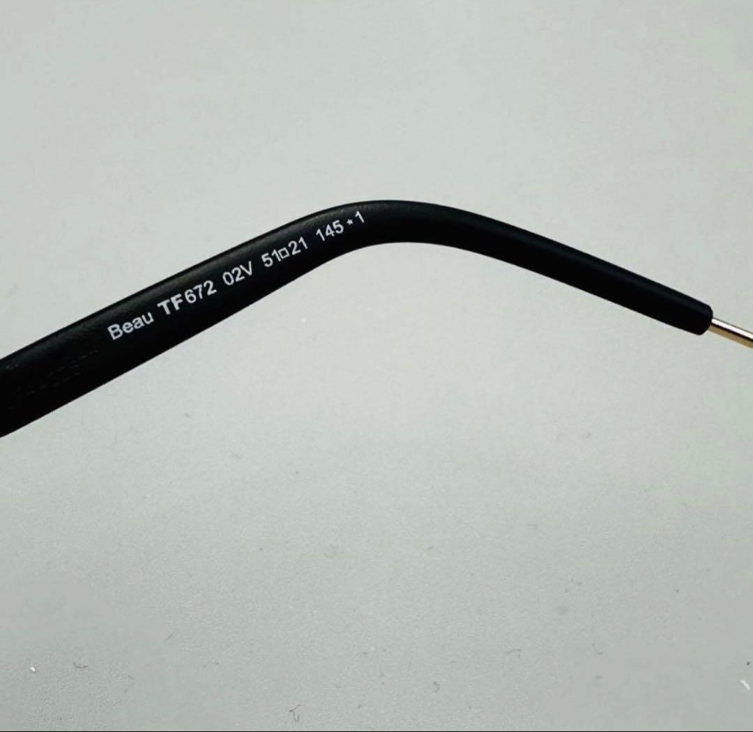 未使用 朝倉未来 TOMFORD トムフォード TF672 02V サングラス