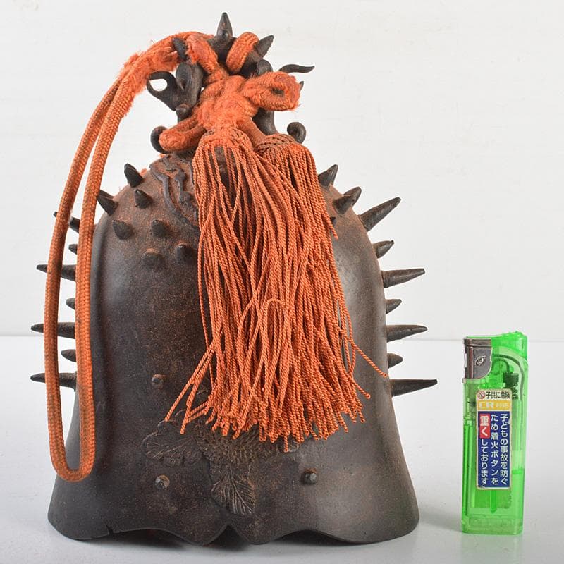 中国　古銅　銅鑼　釣鐘　M　R6795