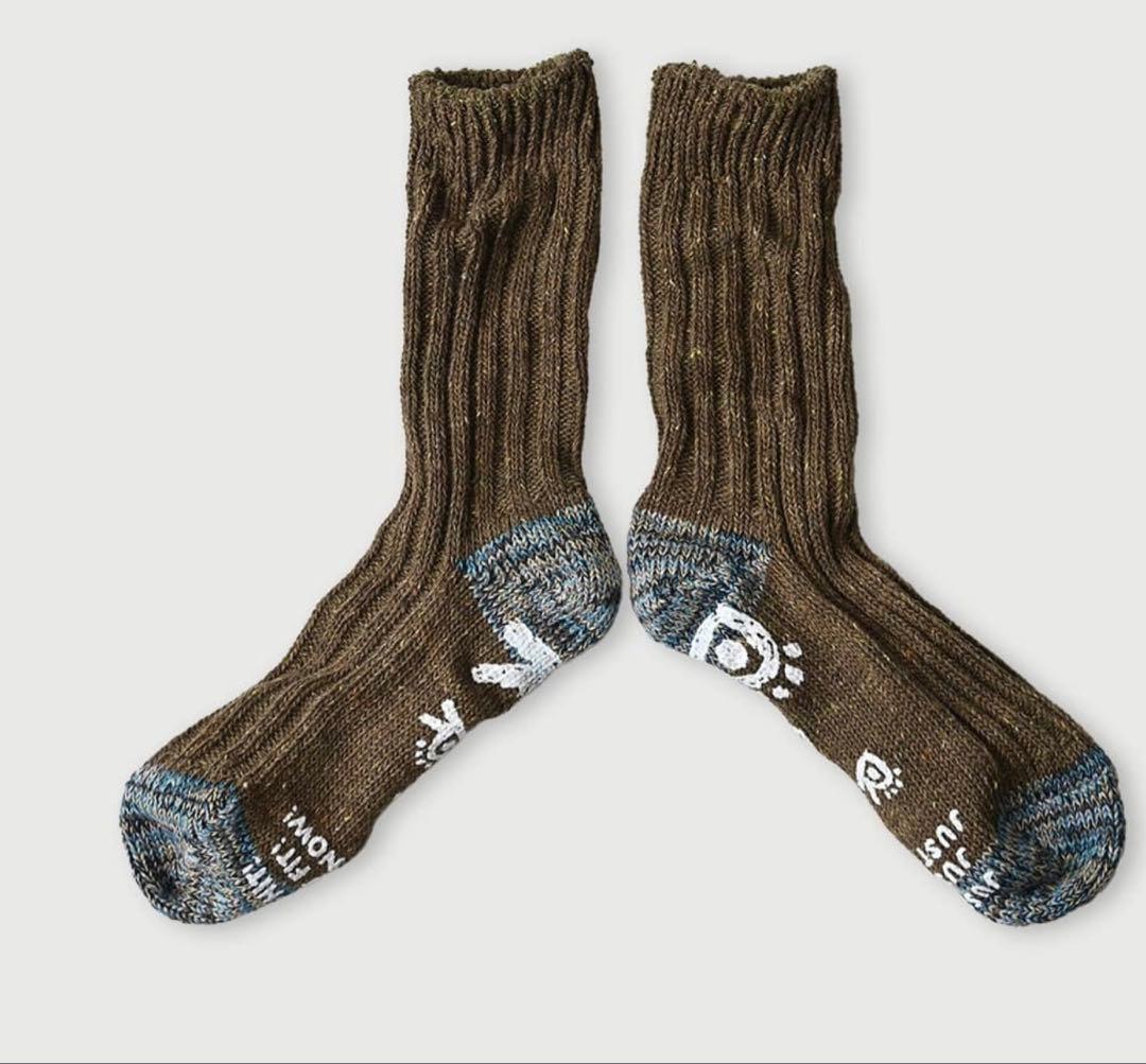 45R ONEONE 宝物のいろいろウール紡ローゲージ靴下　3足セット