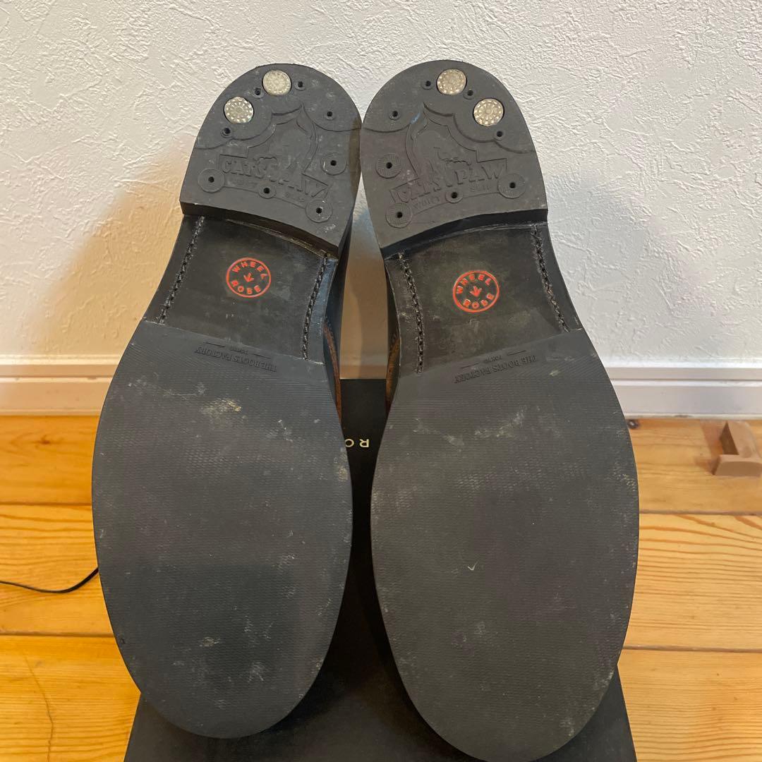 WHEEL ROBE キャップトゥ　レースアップブーツ