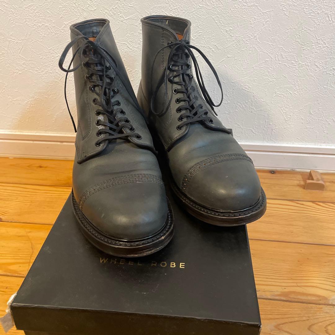 WHEEL ROBE キャップトゥ　レースアップブーツ