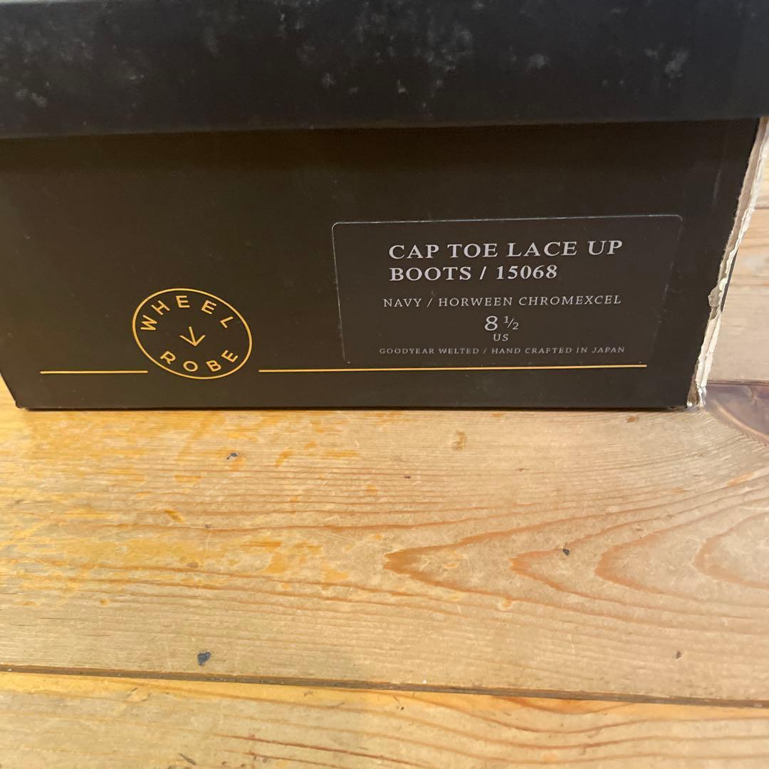 WHEEL ROBE キャップトゥ　レースアップブーツ