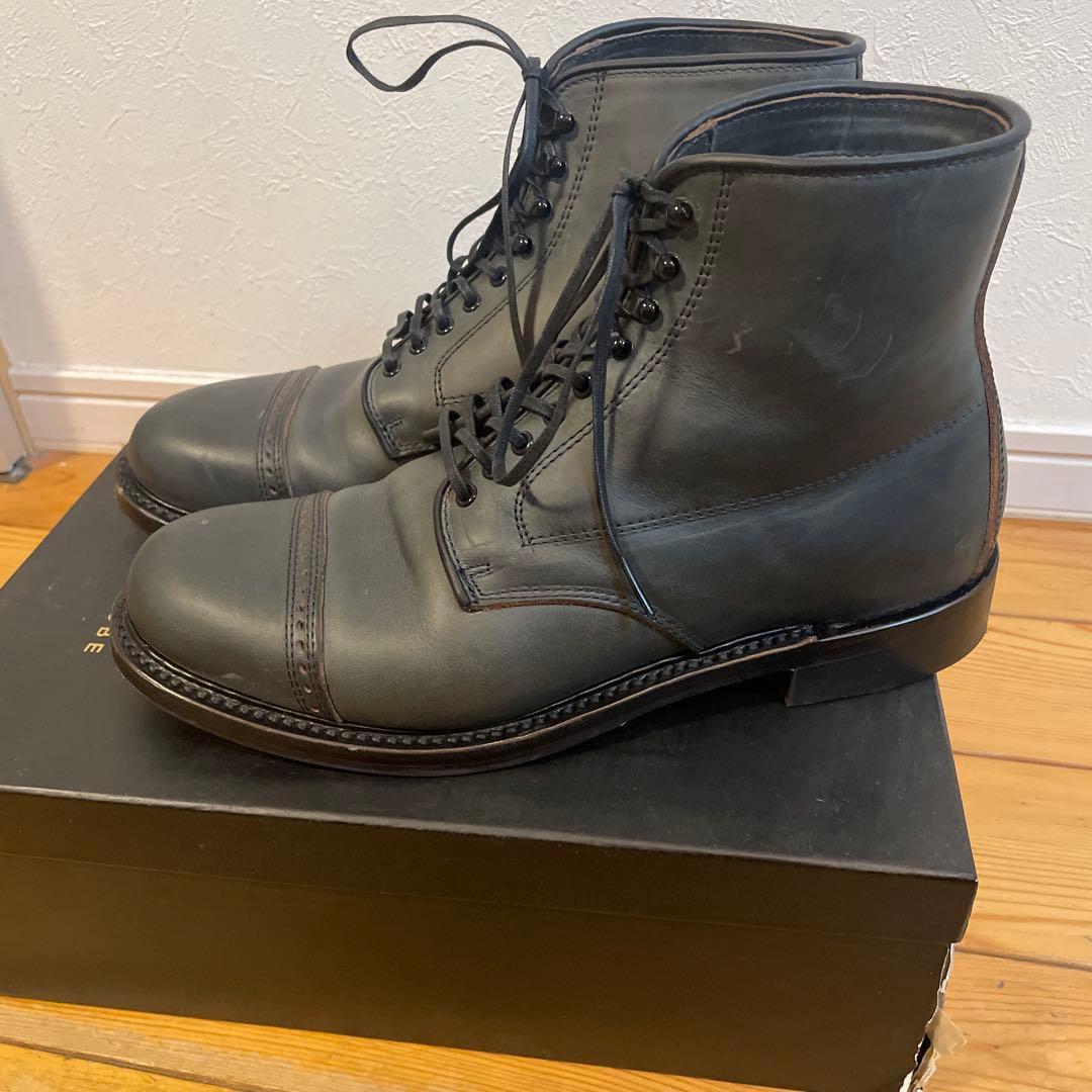 WHEEL ROBE キャップトゥ　レースアップブーツ