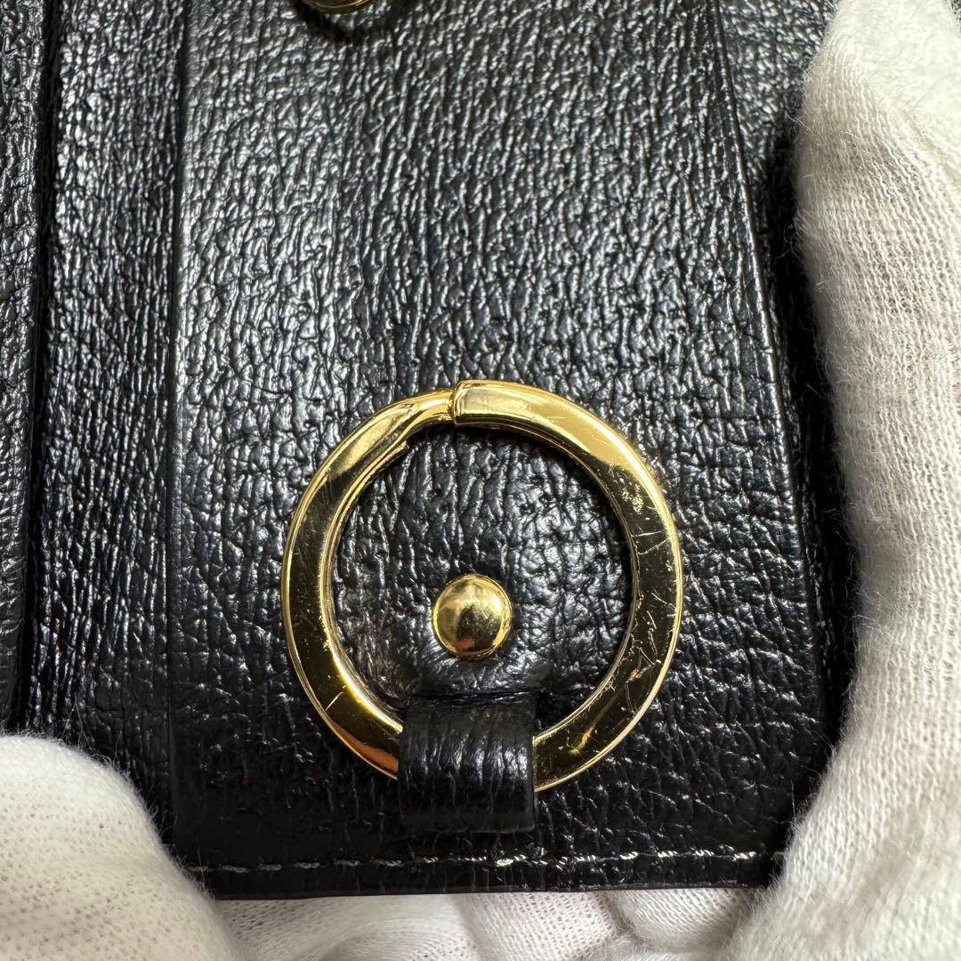 【新品同様】ヴィヴィアンウエストウッド レザー 4連 キーケース オーブ 黒