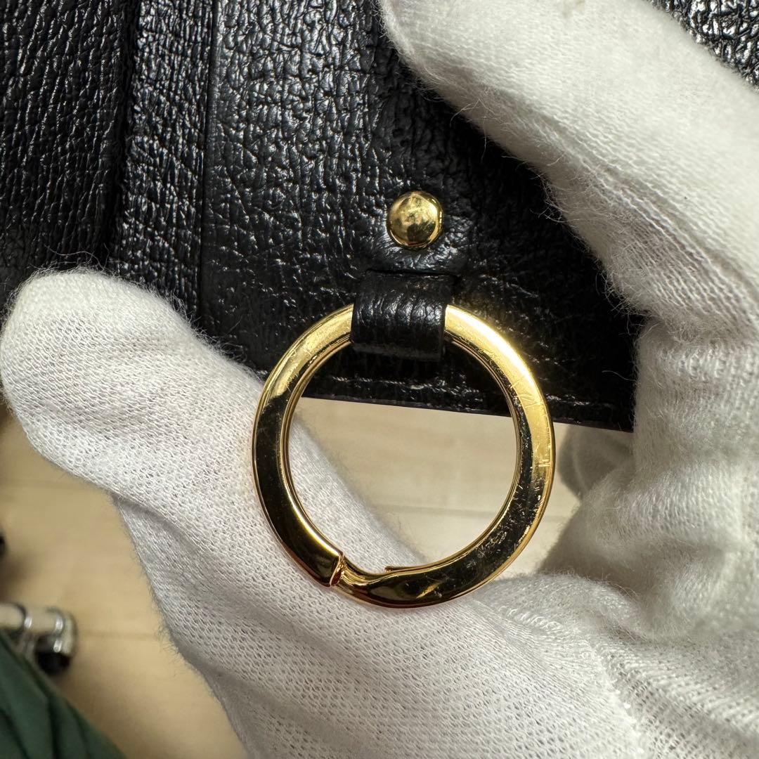 【新品同様】ヴィヴィアンウエストウッド レザー 4連 キーケース オーブ 黒