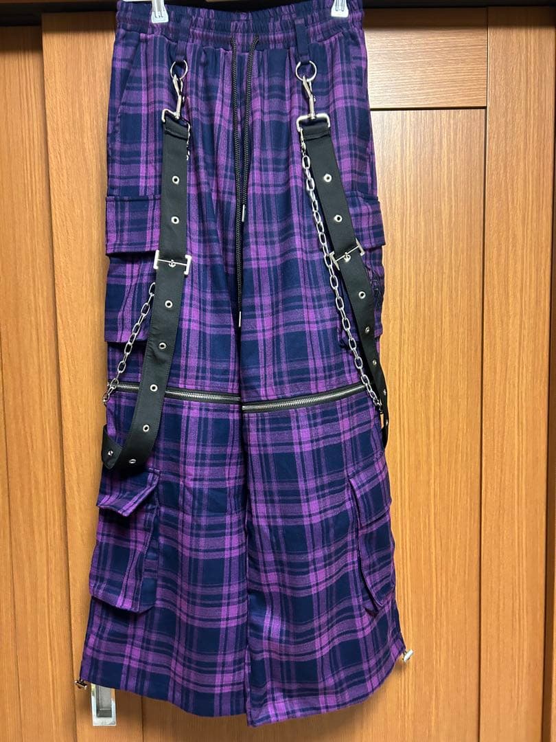 TRAVAS TOKYO サスペンダー付き2WAYカーゴパンツ