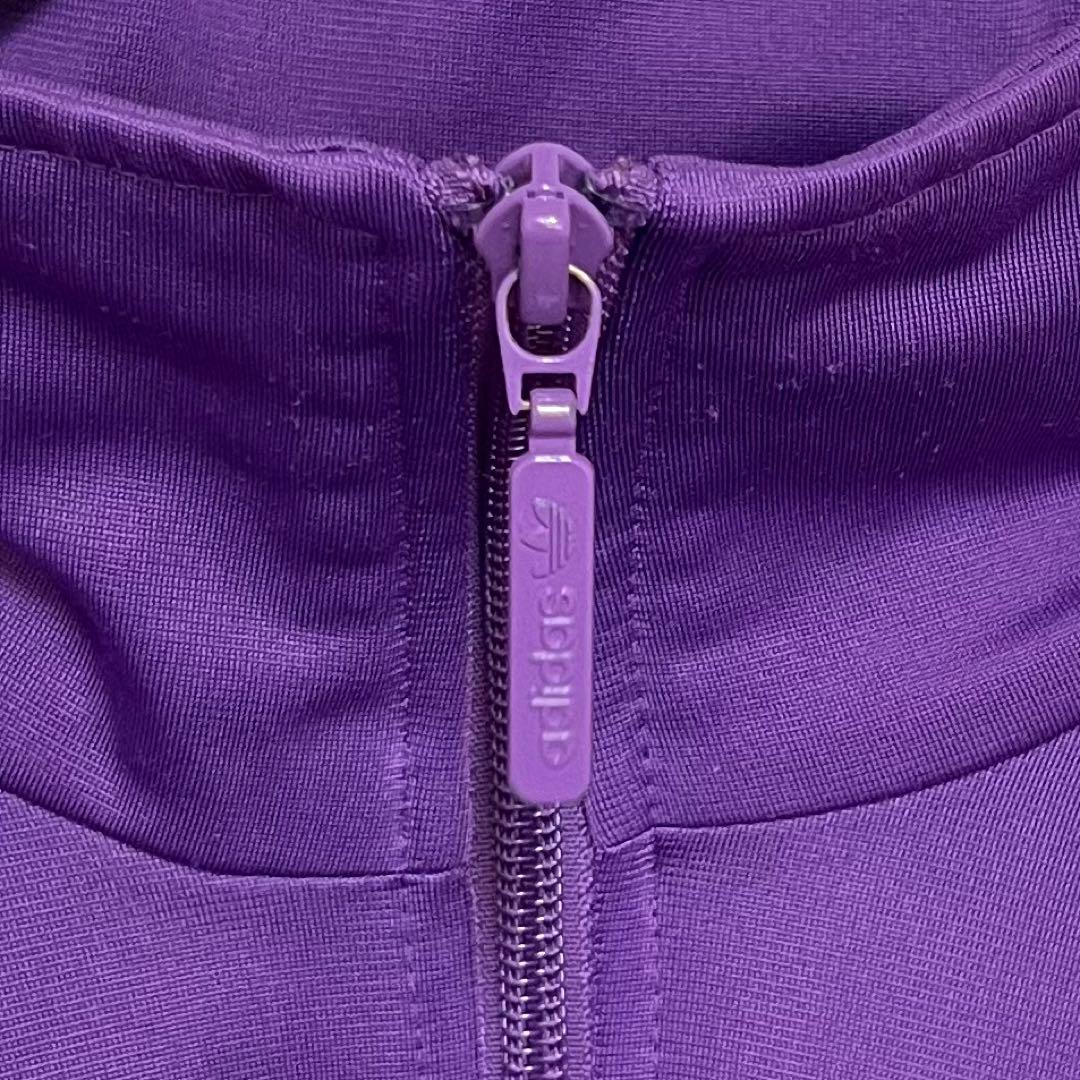 【希少カラー‼️】adidasファイヤーバード トラックジャケット 紫 M 古着