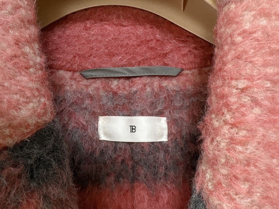 大草直子さん着用 TOMORROWLAND.B アルパカチェックコクーンコート