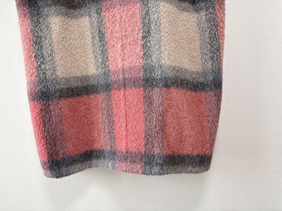 大草直子さん着用 TOMORROWLAND.B アルパカチェックコクーンコート