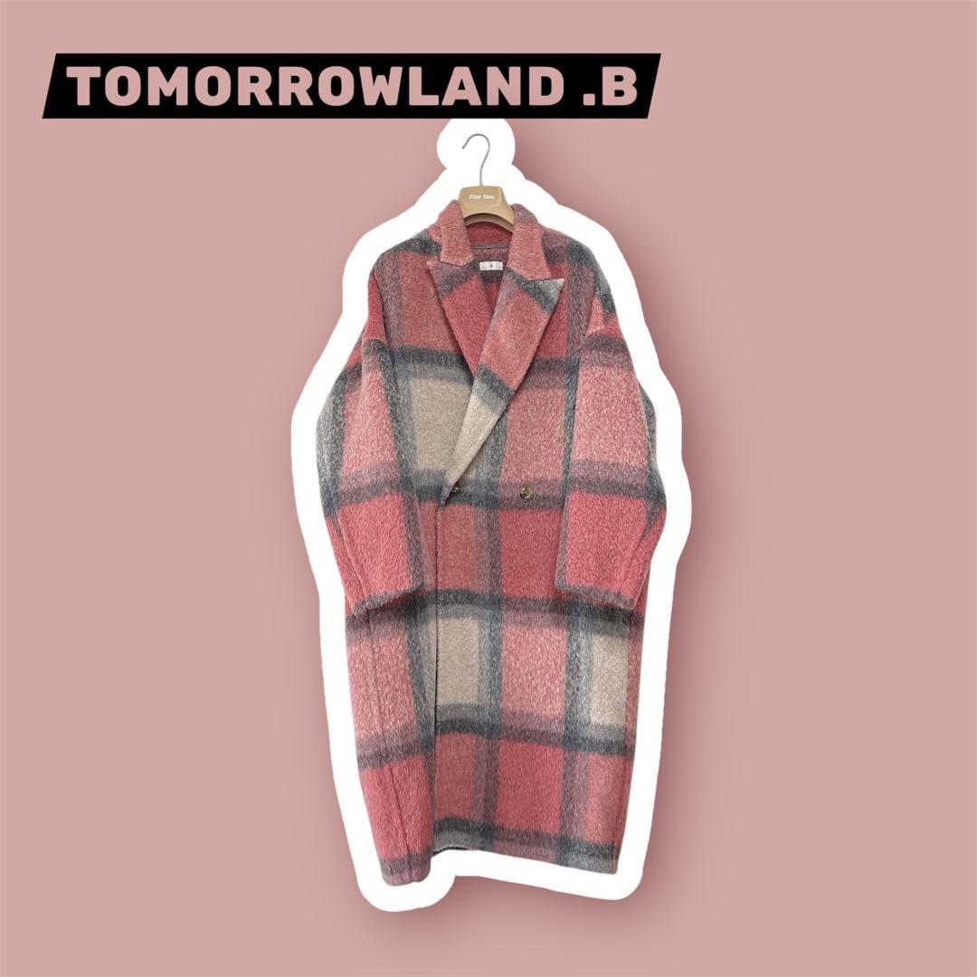 大草直子さん着用 TOMORROWLAND.B アルパカチェックコクーンコート