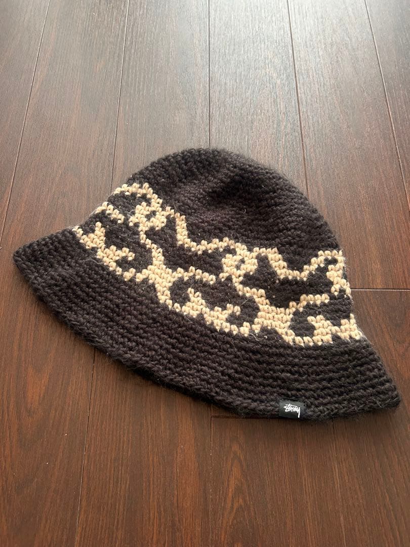 【希少】stussy ステューシー　バケットハット　クラッシャーハット