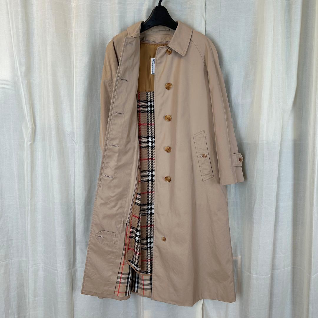 美品　貴重希少　M ヴィンテージバーバリー　BURBERRY　ステンカラーコート