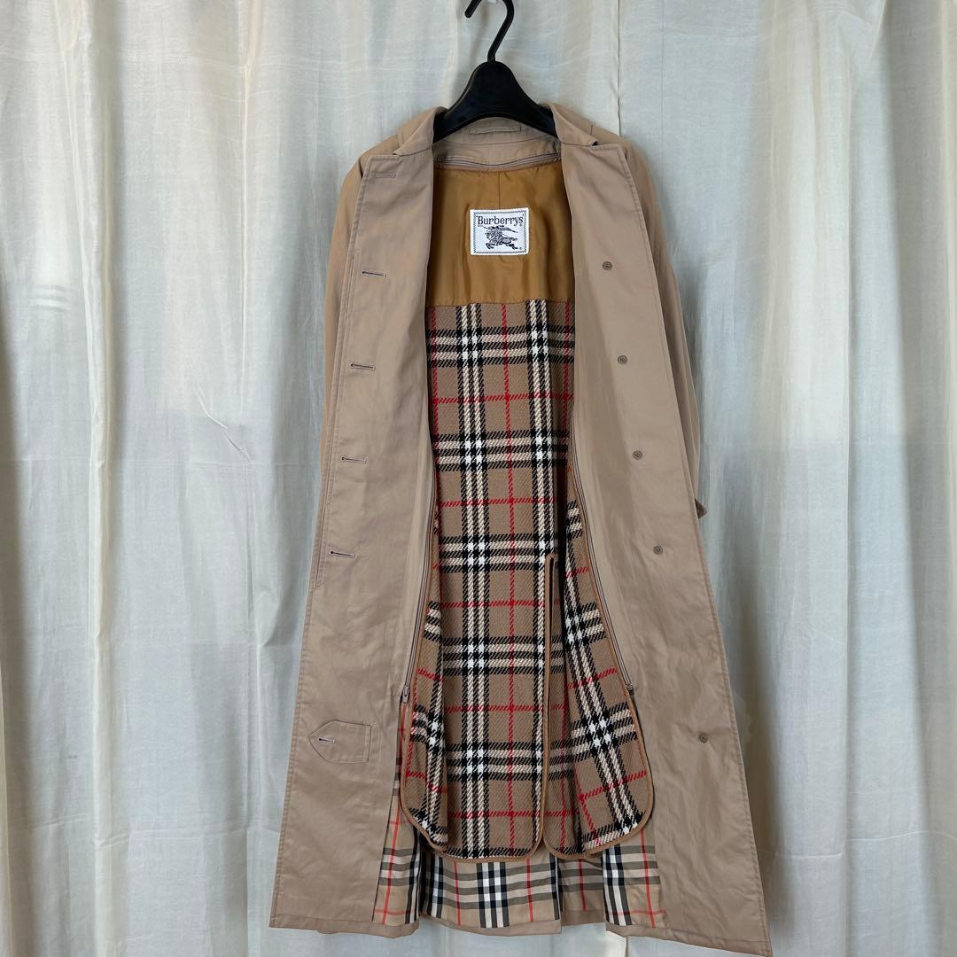 美品　貴重希少　M ヴィンテージバーバリー　BURBERRY　ステンカラーコート