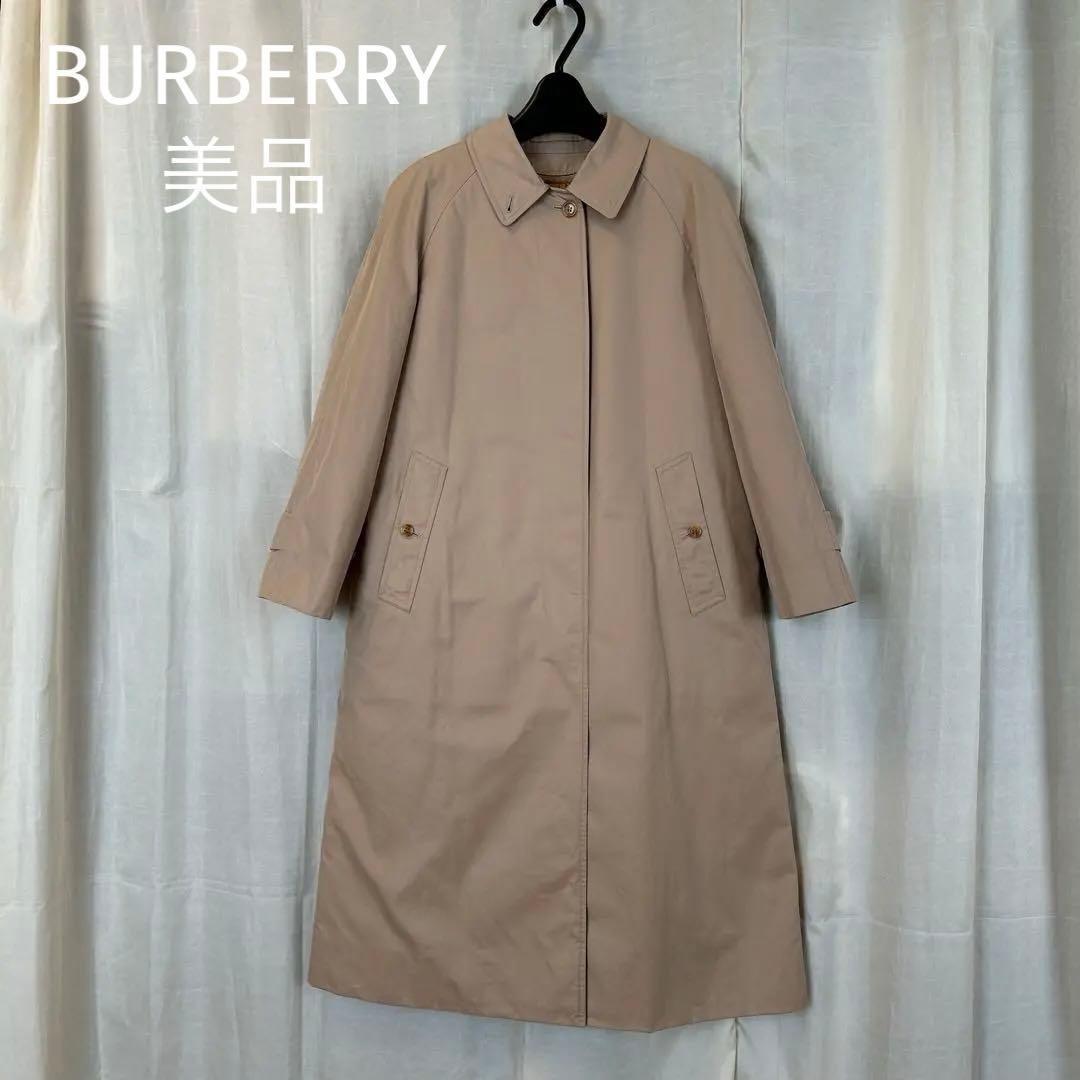 美品　貴重希少　M ヴィンテージバーバリー　BURBERRY　ステンカラーコート