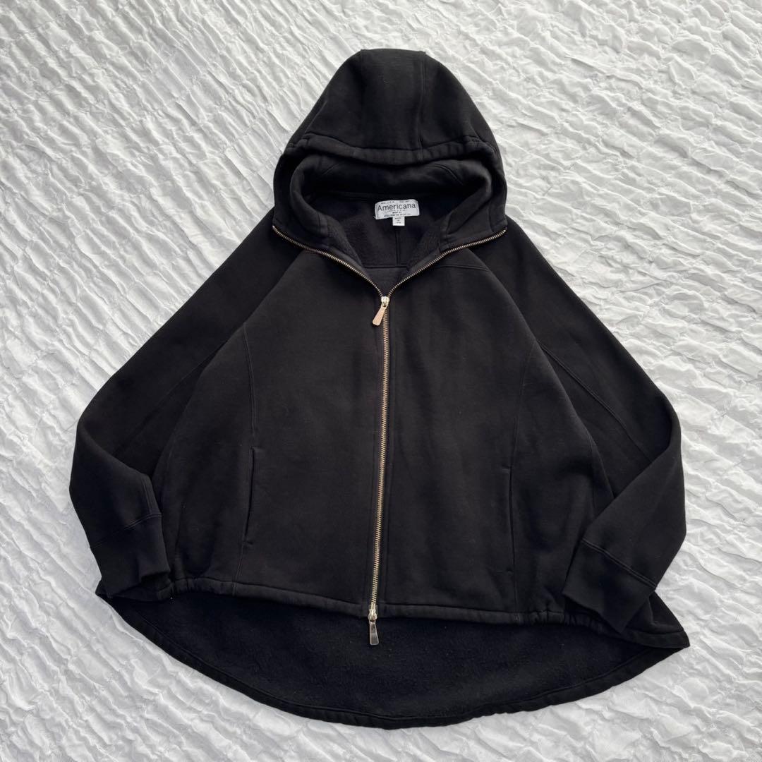 【美品】 ドゥーズィエムクラス ×アメリカーナ ジップアップパーカー Aライン