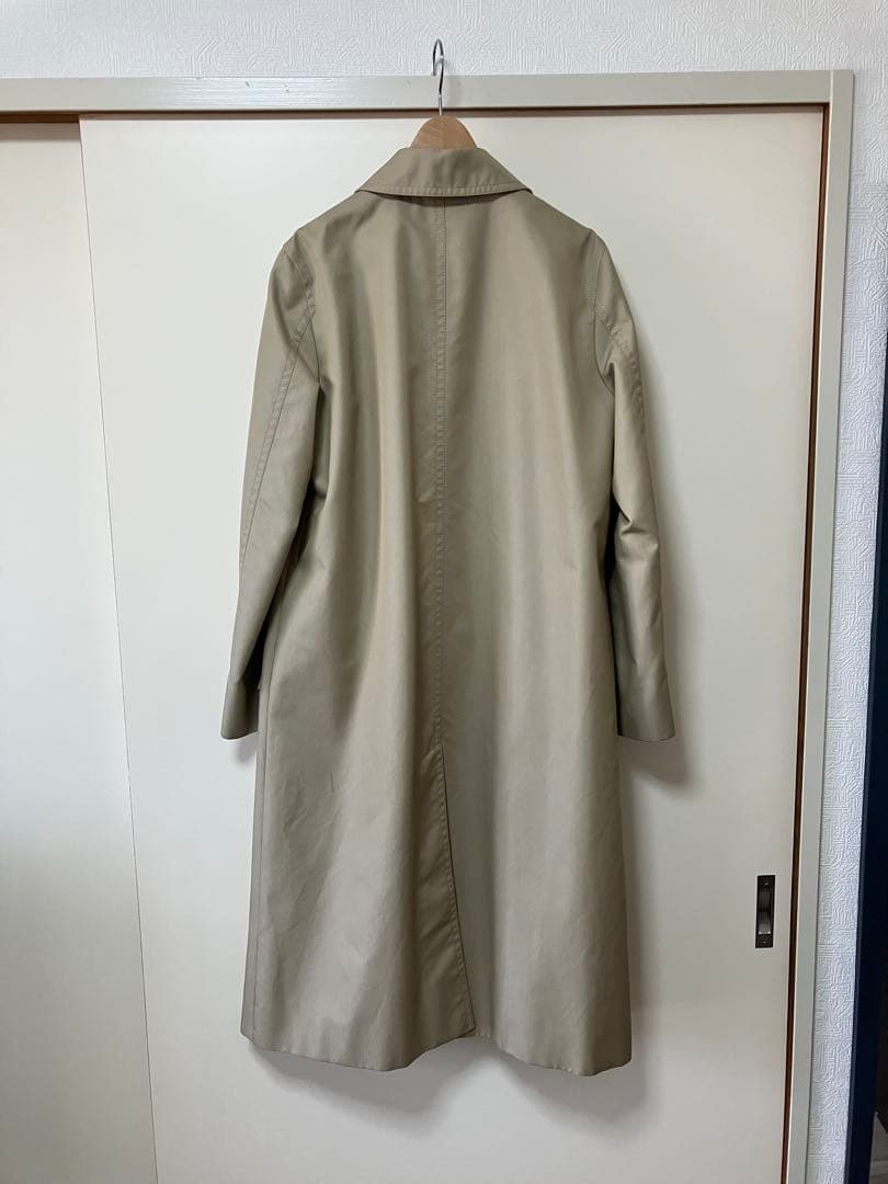 アクアスキュータム　ステンカラーコート　ライナー付き