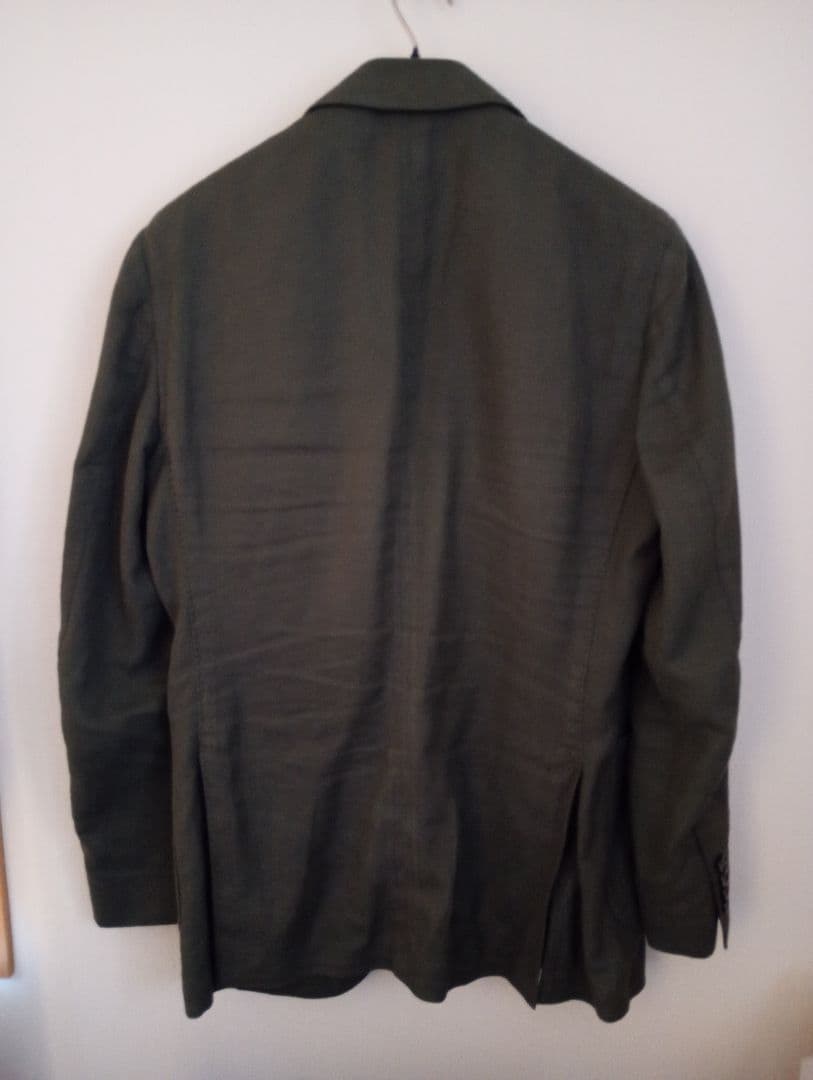 【最終値下げ】ラルディーニ　ジャケット　オリーブカーキ　コットン通年素材