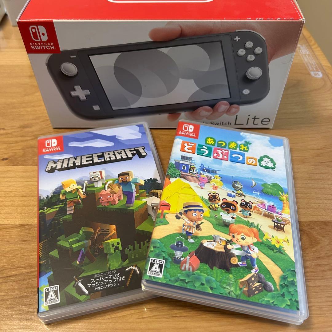 NintendoSwitchLite 本体　あつ森　& マイクラ
