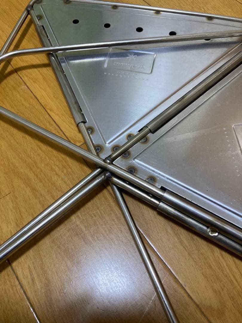 【美品】スノーピーク  peak 焚き火台 M（2〜3人用）　収納袋付き