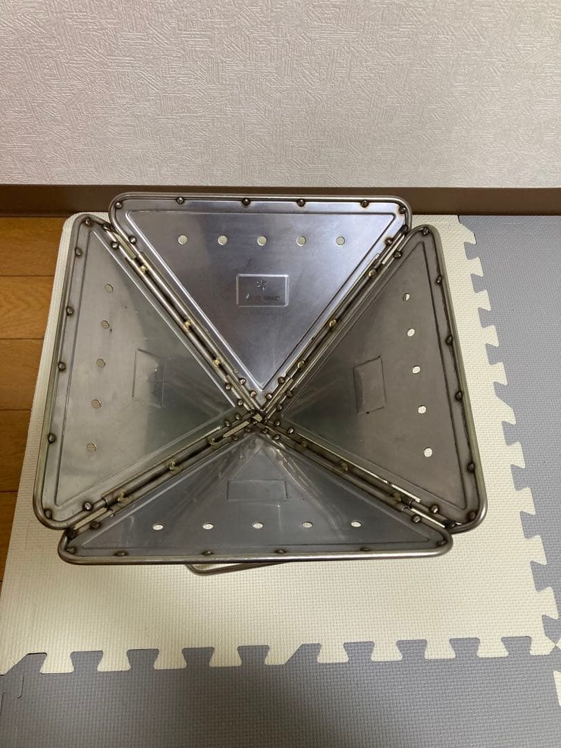 【美品】スノーピーク  peak 焚き火台 M（2〜3人用）　収納袋付き