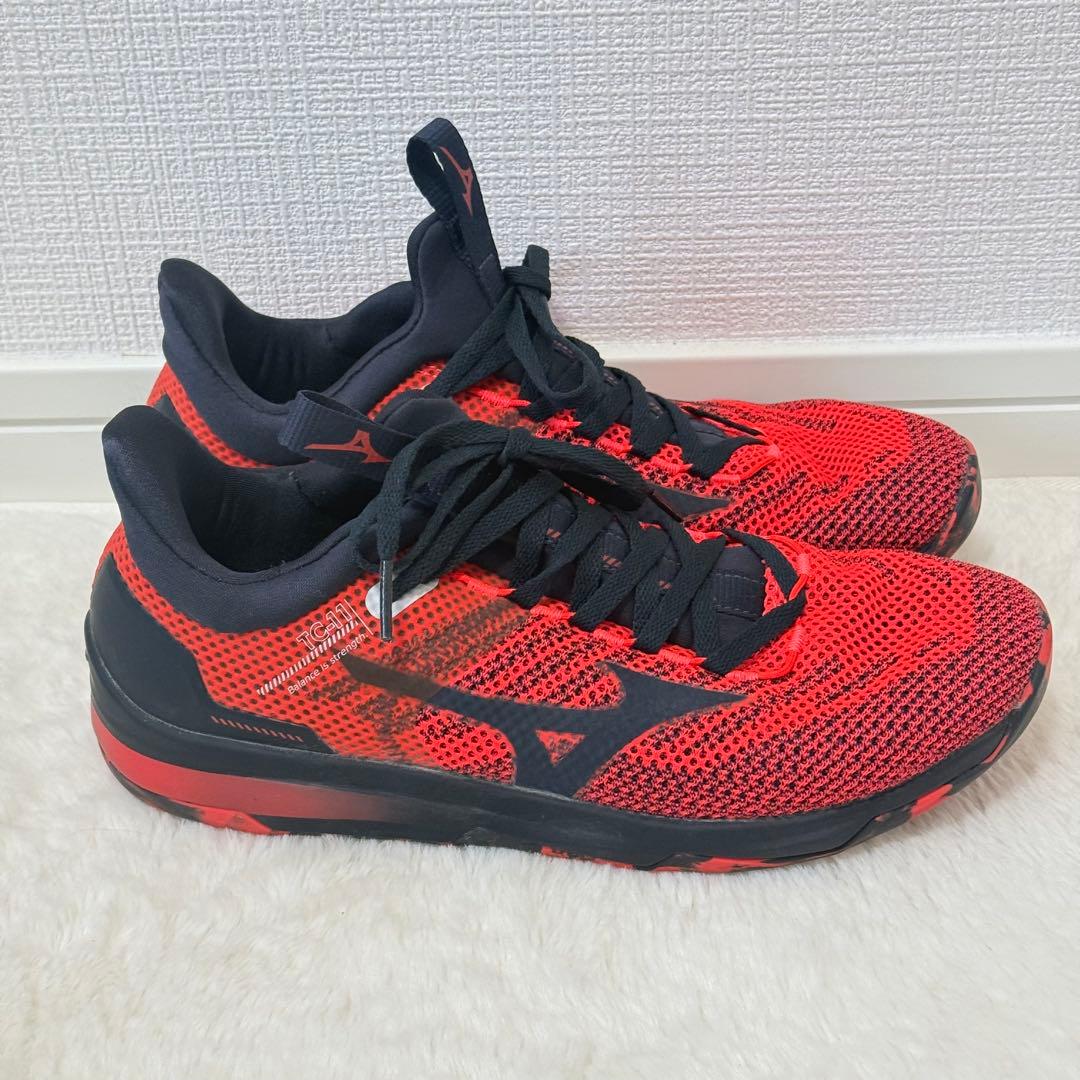 ミズノ 名古屋グランパス 移動用トレーニングシューズ TC-11 25cm 美品