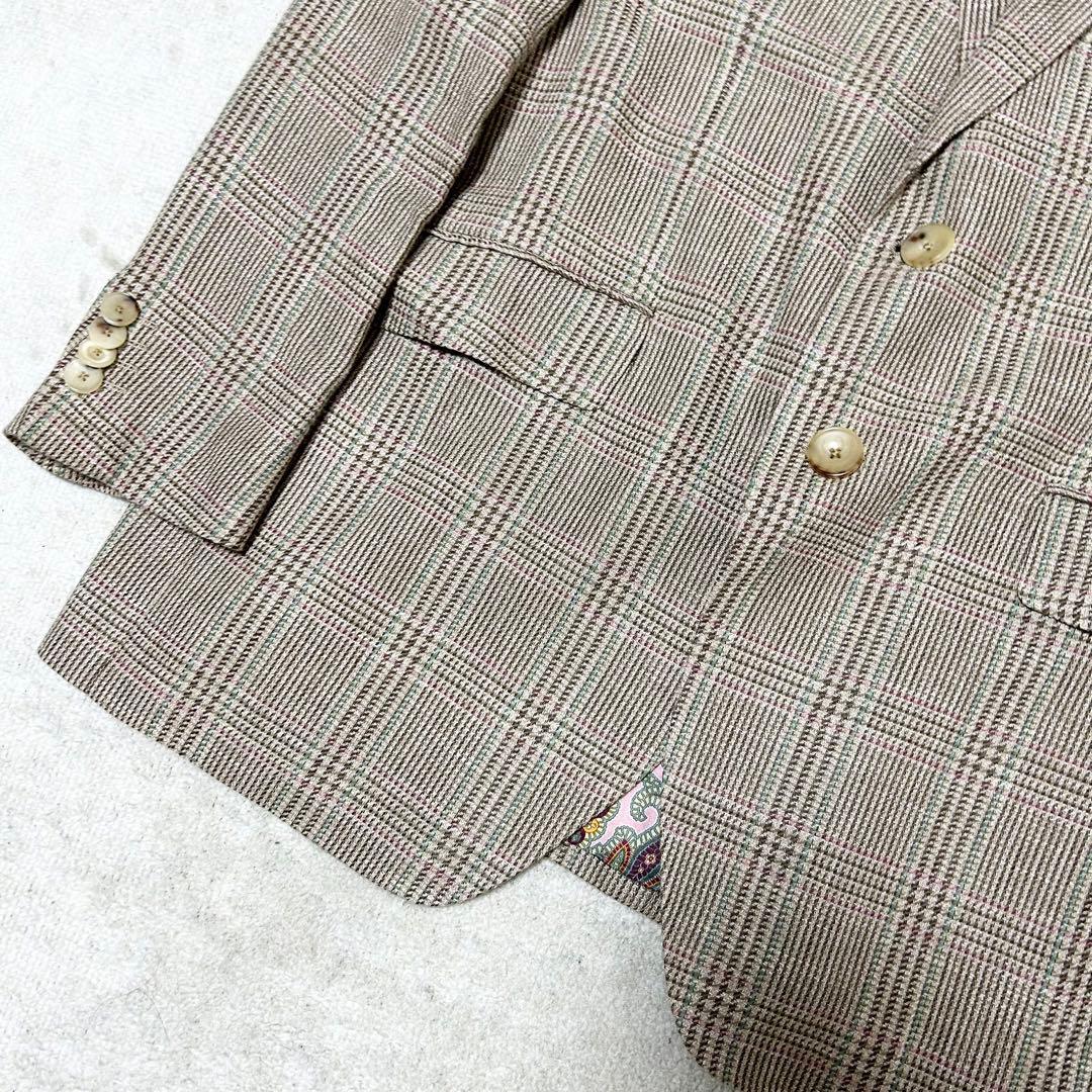 極美品　エトロ　ETRO テーラードジャケット　アンコンジャケット　ペイズリー柄