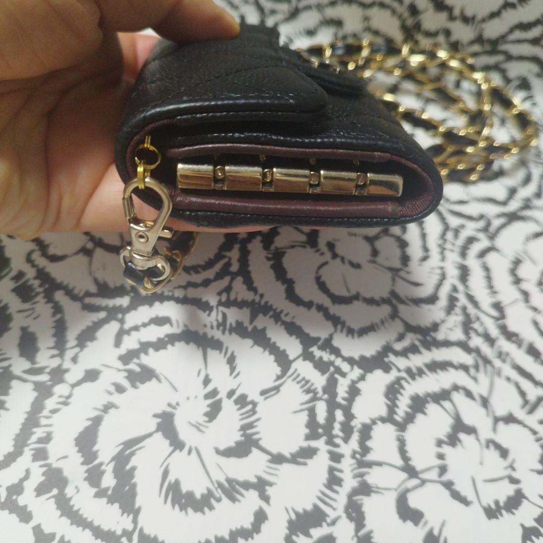 シャネル　キーケース　カードケース　斜めがけ