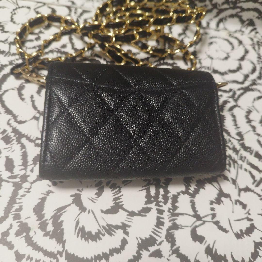 シャネル　キーケース　カードケース　斜めがけ