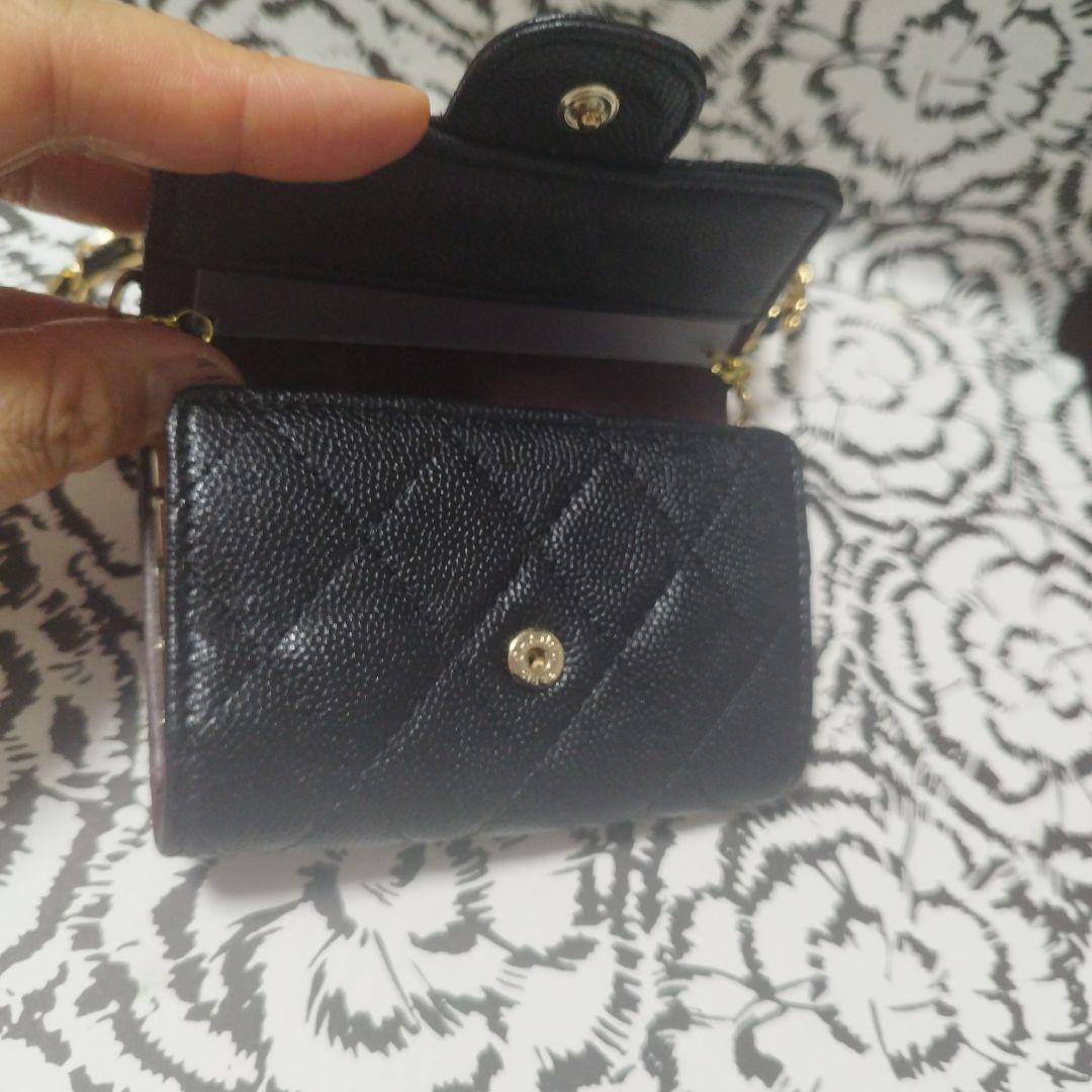 シャネル　キーケース　カードケース　斜めがけ