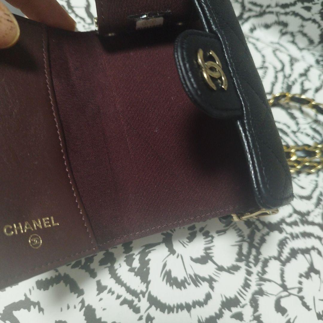 シャネル　キーケース　カードケース　斜めがけ