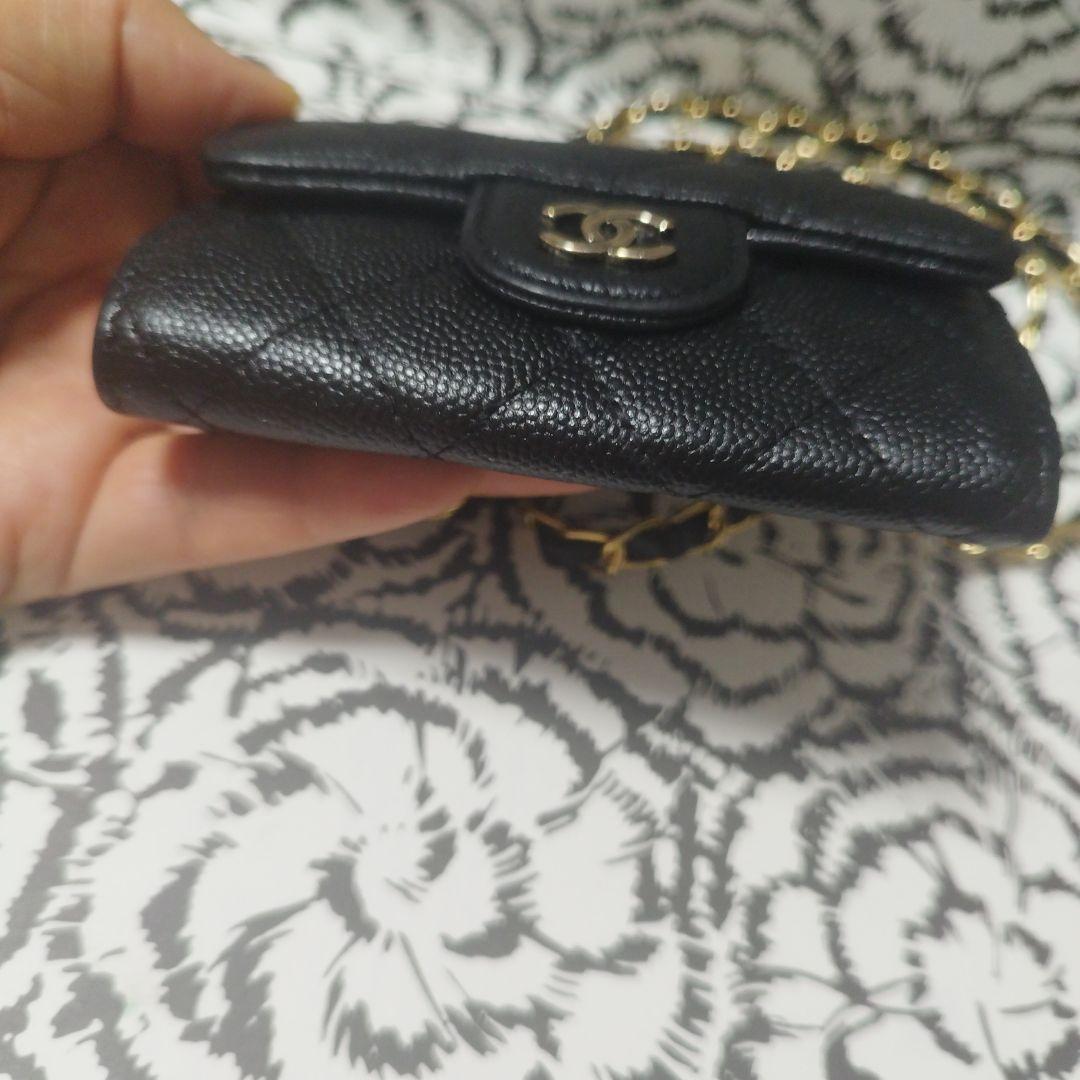 シャネル　キーケース　カードケース　斜めがけ