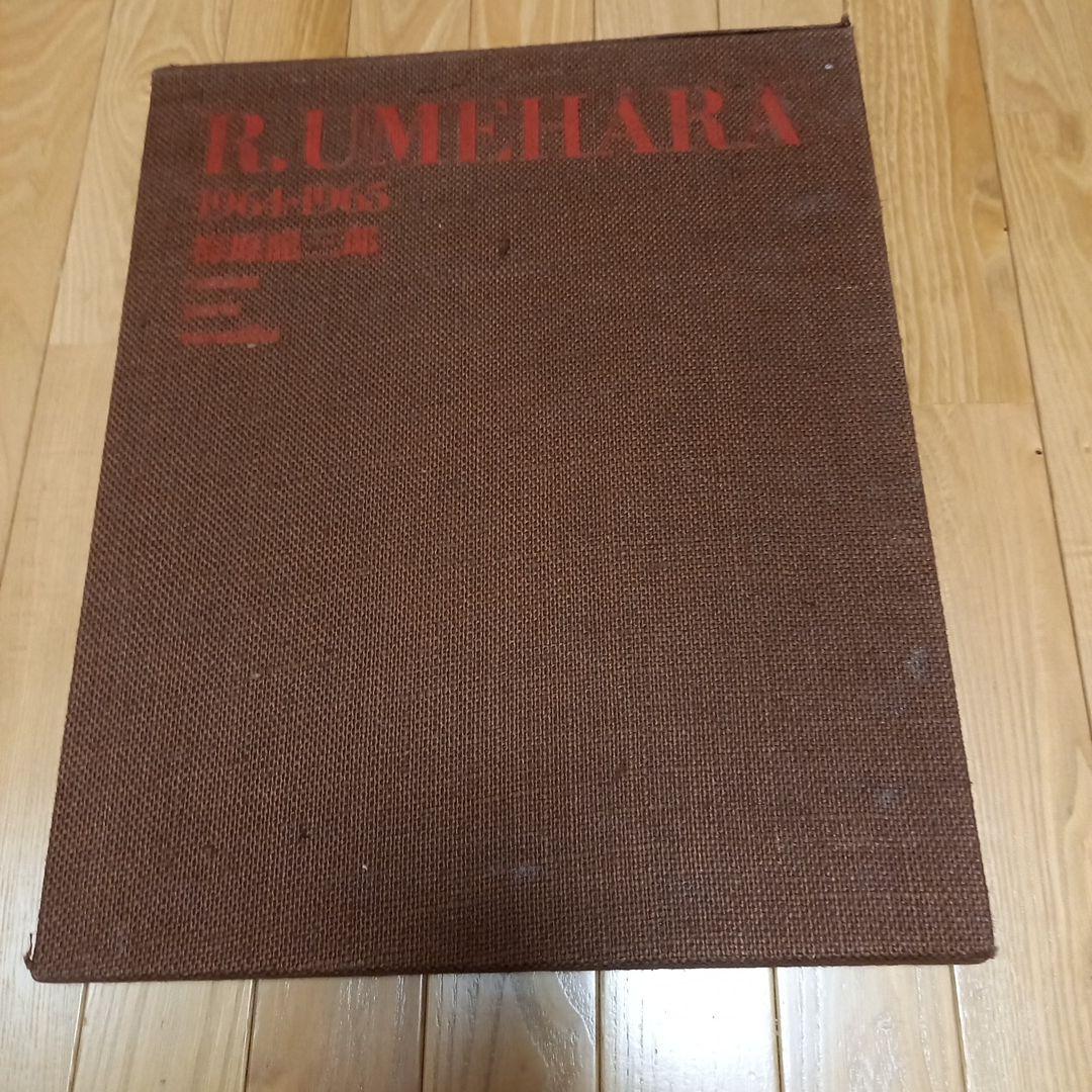 梅原龍三郎画伯書籍　タイトル　カンヌ・パリ・ベルサイユ　求龍堂発行書籍　布地張箱