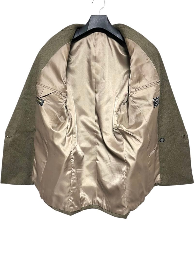 レア　90sヴィンテージ　ダブルスーツセットアップ　カーキ　サイズM