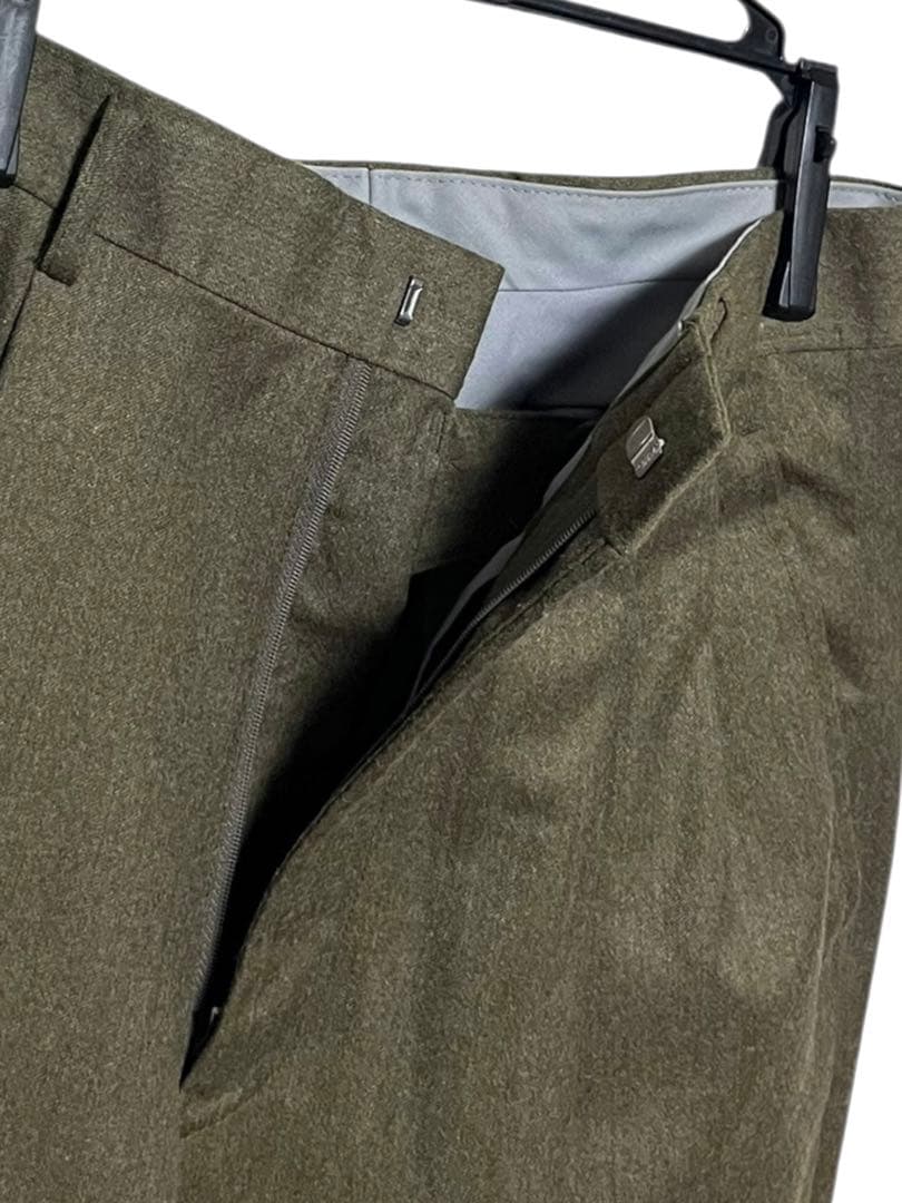 レア　90sヴィンテージ　ダブルスーツセットアップ　カーキ　サイズM