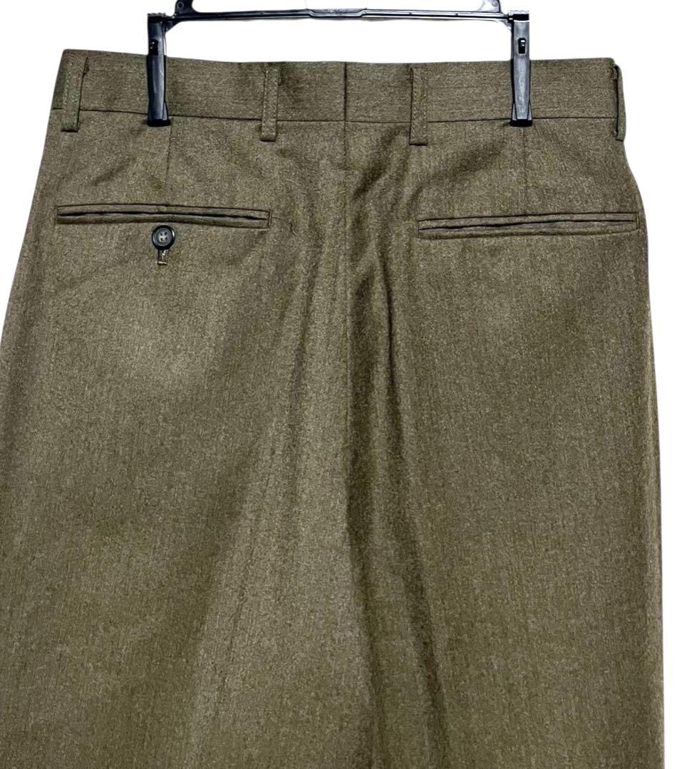 レア　90sヴィンテージ　ダブルスーツセットアップ　カーキ　サイズM
