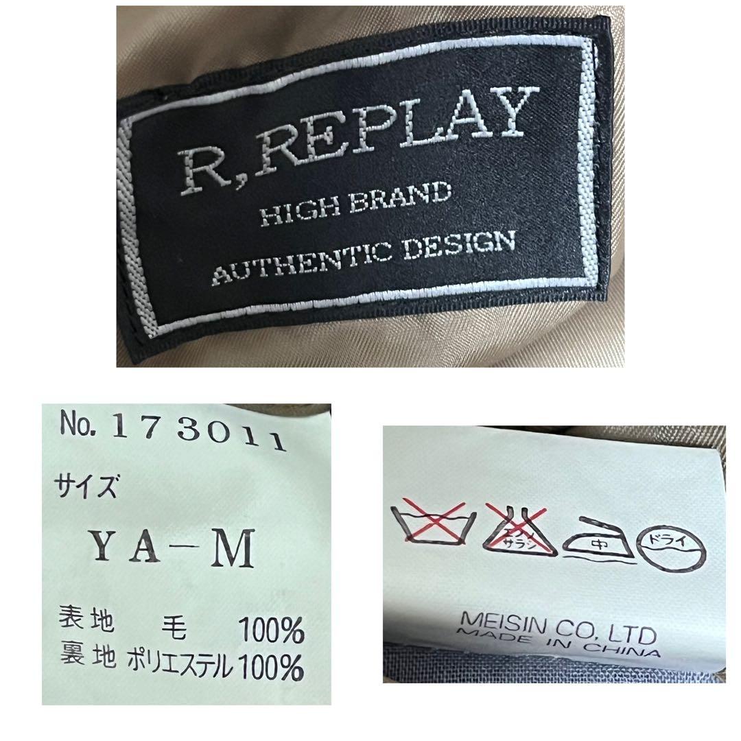 レア　90sヴィンテージ　ダブルスーツセットアップ　カーキ　サイズM