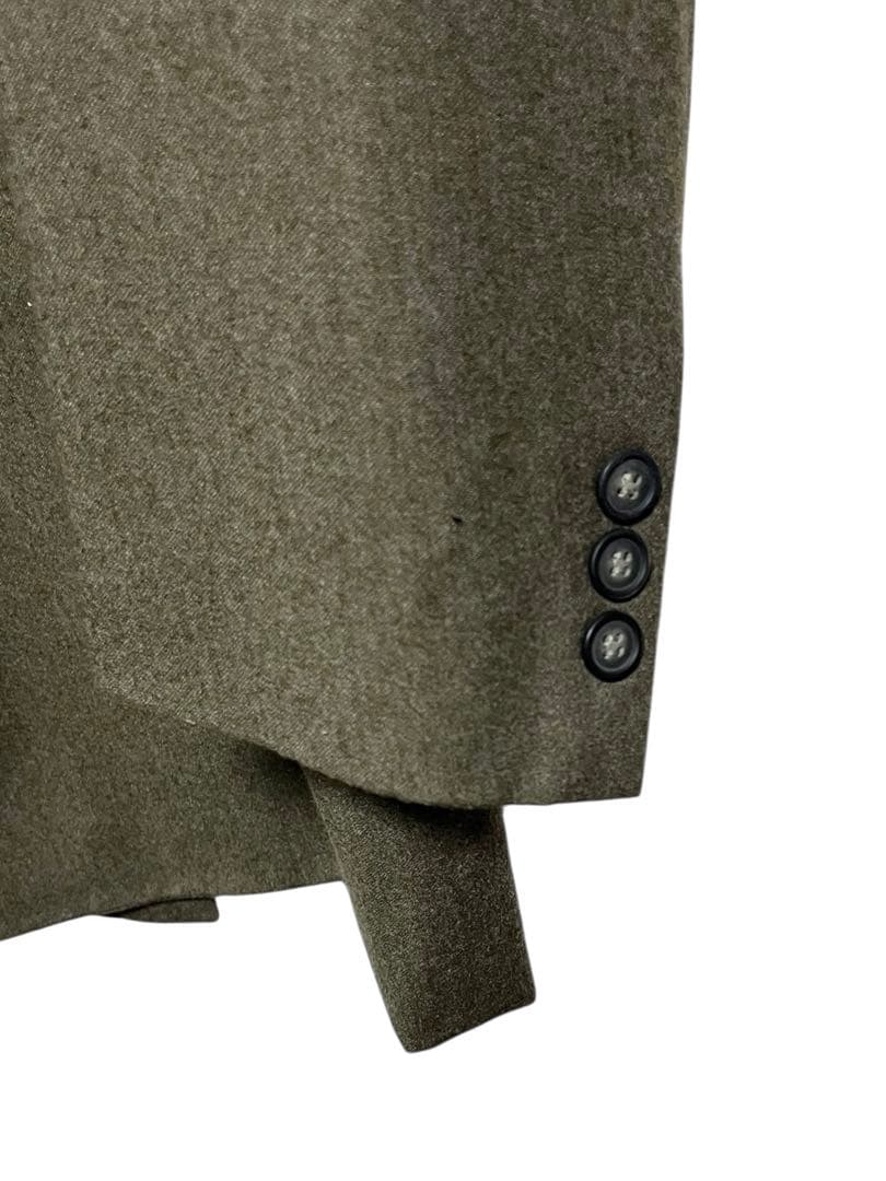 レア　90sヴィンテージ　ダブルスーツセットアップ　カーキ　サイズM