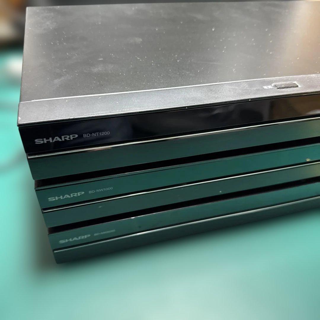 SHARP ブルーレイレコーダー　BD-NT1200 NW1000 NW2000