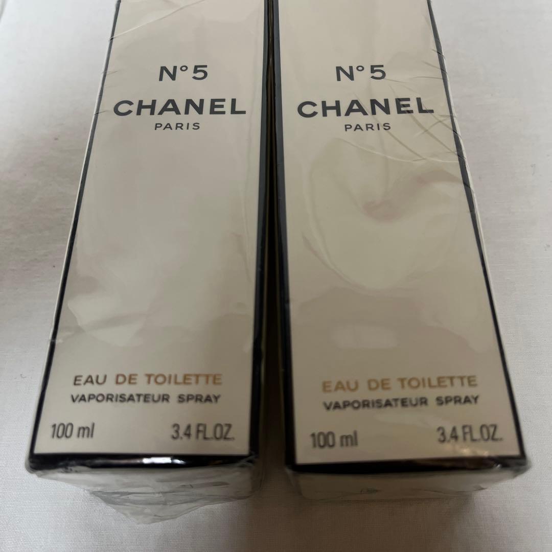 2本セット CHANEL シャネル no.5 オードトワレ 100ml 香水