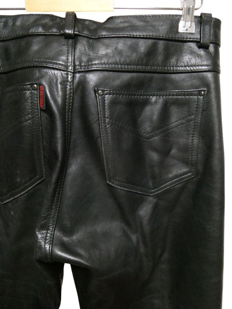 ※専用！本場アメリカ製！美品！VANGUARDレザーストレートパンツW34