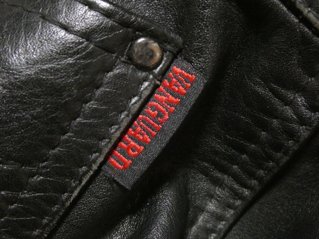 ※専用！本場アメリカ製！美品！VANGUARDレザーストレートパンツW34